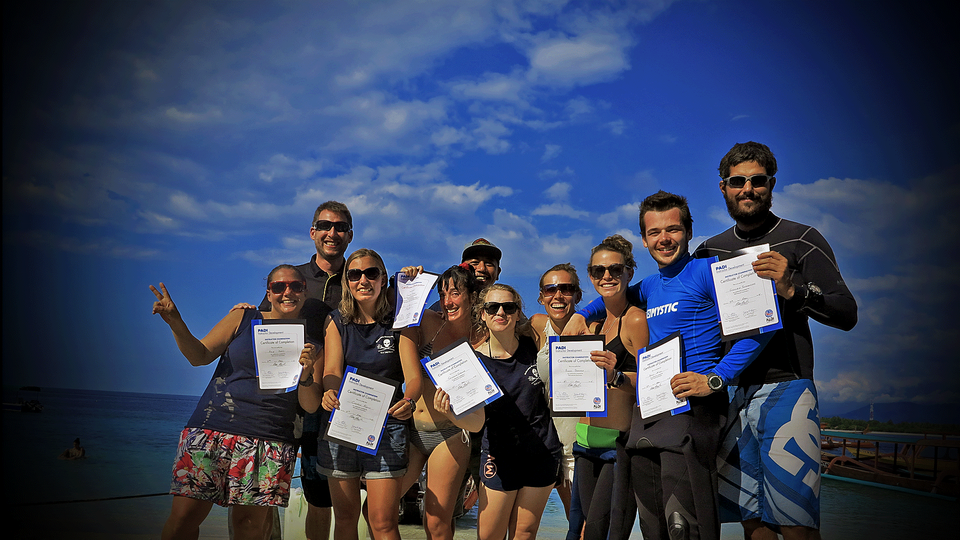 Certified Dive Instructor Graduation